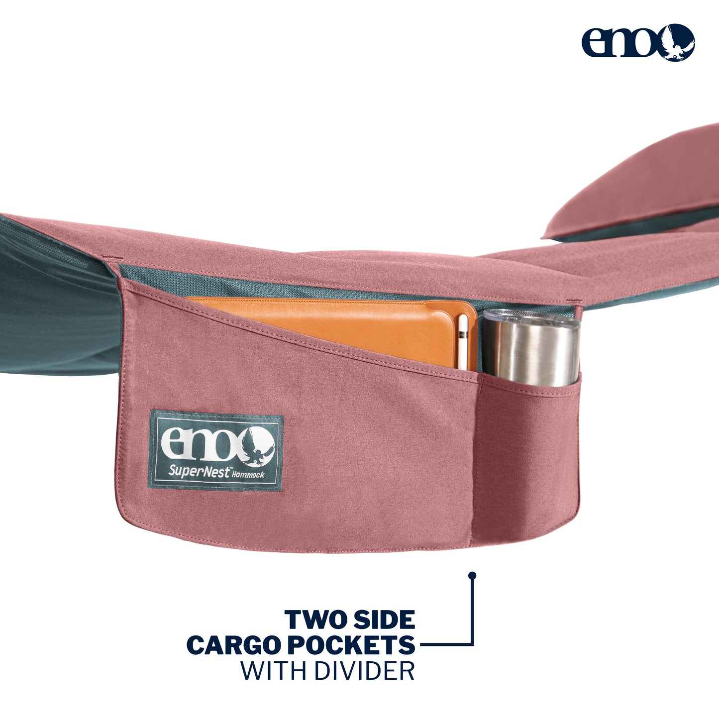 ENO, Eagles Nest Outfitters Helios Ultralight Hammock Straps Suspension System with Storage Bag, 300 LB Capacity, 8' 1" x 1"