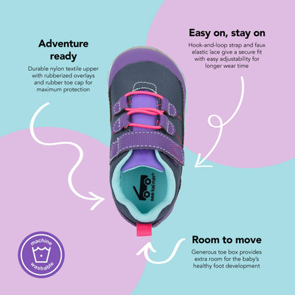 See Kai Run, Summit Athletic Shoes for Kids, Purple, 7 M Toddler