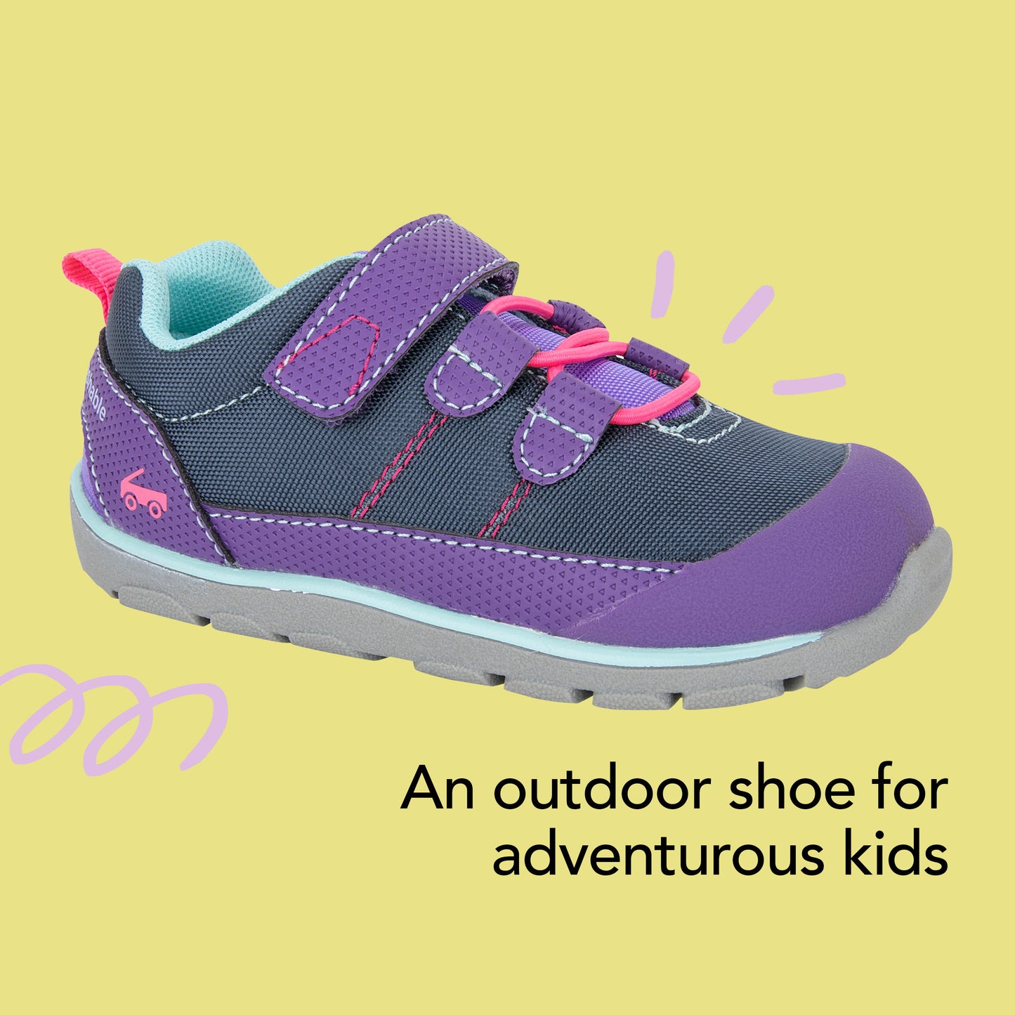 See Kai Run, Summit Athletic Shoes for Kids, Purple, 7 M Toddler