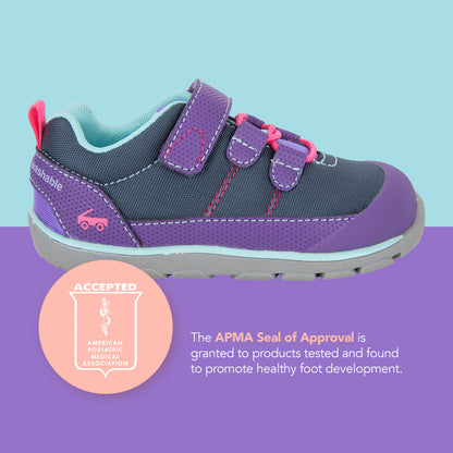 See Kai Run, Summit Athletic Shoes for Kids, Purple, 7 M Toddler