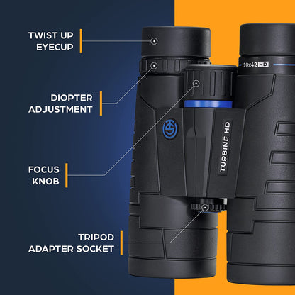 TSO Turbine 10x42 Roof Binocular