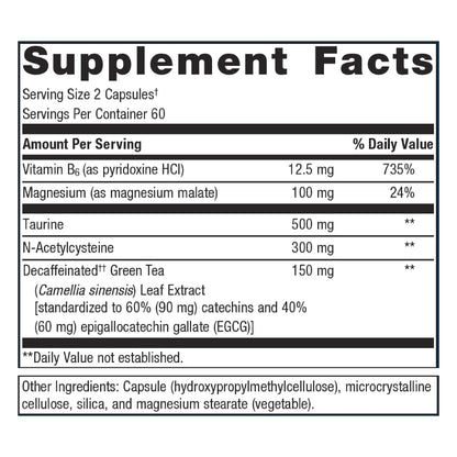 Metagenics Trancor, Glutamate & GABA Balance Supplement with NAC and Taurine to Help Promote Calmness - 120 Capsules, 60 Servings