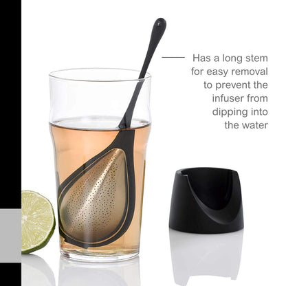 AdHoc Teadrop Large Loose Leaf Tea Infuser, 8"