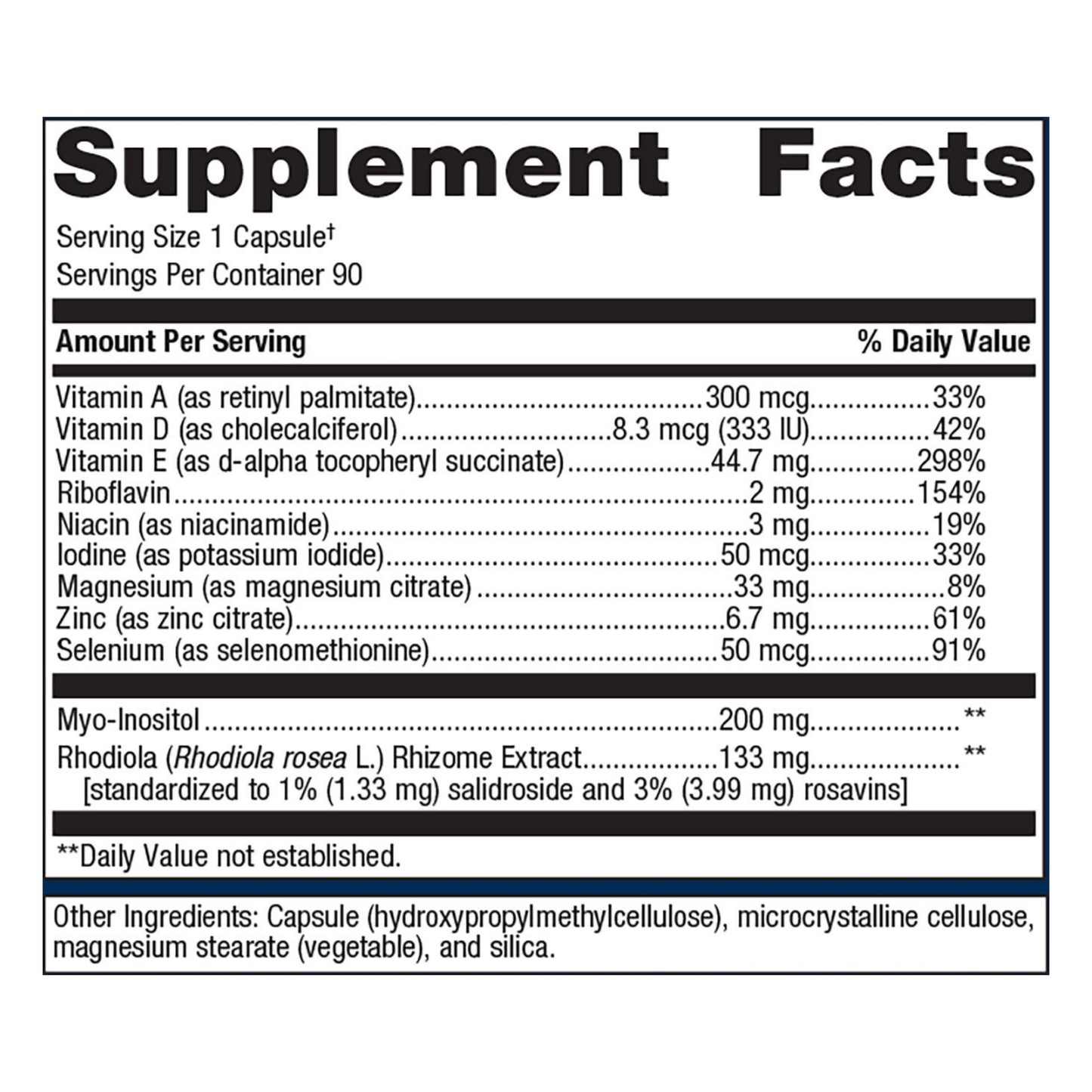Metagenics Thyrosol - Vitamin and Mineral Supplement to Support Healthy Thyroid Function and Stress Related Fatigue - 90 Capsules