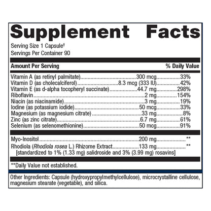 Metagenics Thyrosol - Vitamin and Mineral Supplement to Support Healthy Thyroid Function and Stress Related Fatigue - 90 Capsules