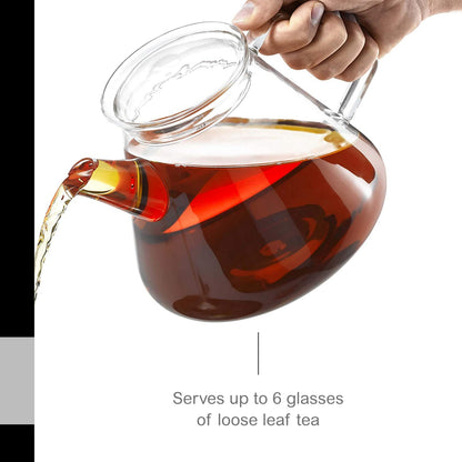 AdHoc 50 oz. ORIENT+ Teapot, Borosilicate Glass