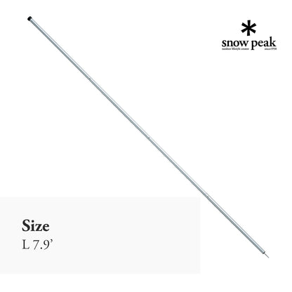 Snow Peak Wing Aluminium Pole - Durable, Foldable Tarps, Shelters Camping Tool - 4 Joints - 280cm