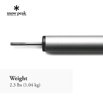 Snow Peak Wing Aluminium Pole - Durable, Foldable Tarps, Shelters Camping Tool - 4 Joints - 240cm