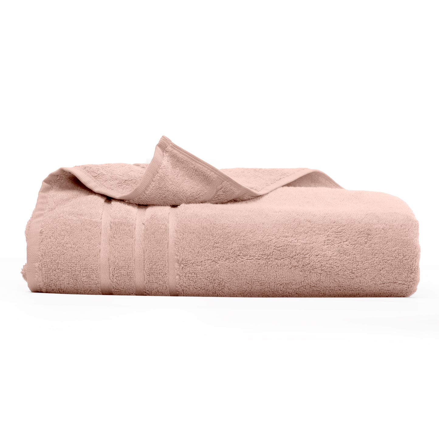 Cariloha Organic Bamboo-Viscose and Turkish Cotton Bath Towel - Luxuriously Soft and Odor-Resistant - 600 GSM - 30" x 56" - Blush