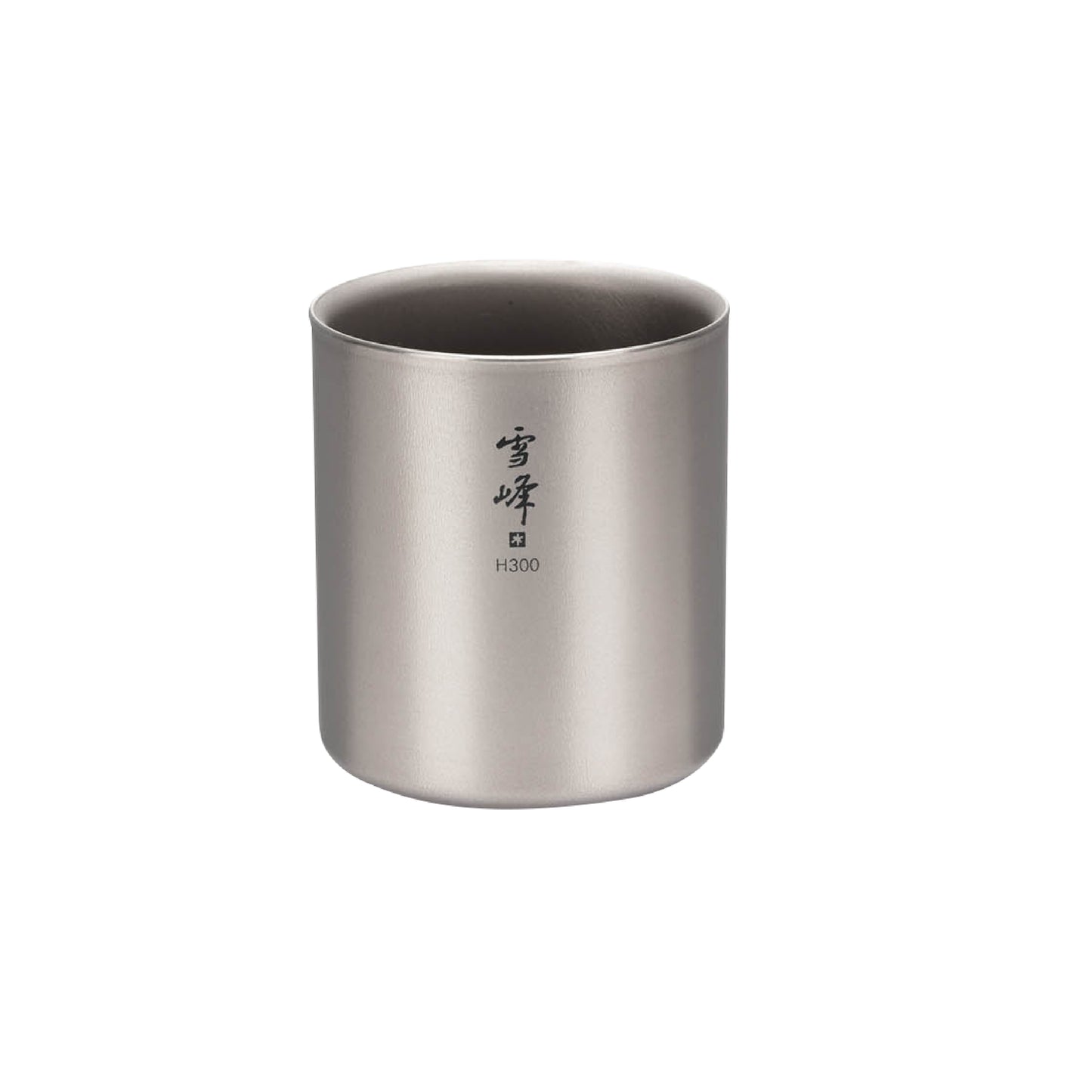 Snow Peak Double-Wall Insulated Mug - Hot & Cold Beverages - Titanium Mug - 10.1 fl oz