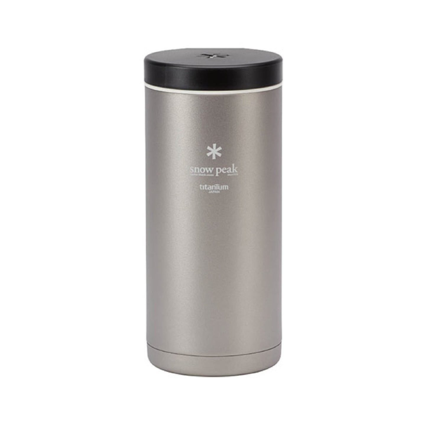 Snow Peak Kanpai Bottle - Sturdy Insulated Bottle for Coffee & Tea - Titanium - 1.3 fl oz