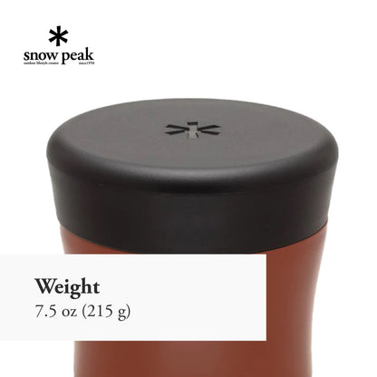 Snow Peak Tsuzumi Bottle - Compact, Durable, Insulated Bottle - Stainless Steel - 350 ml - White