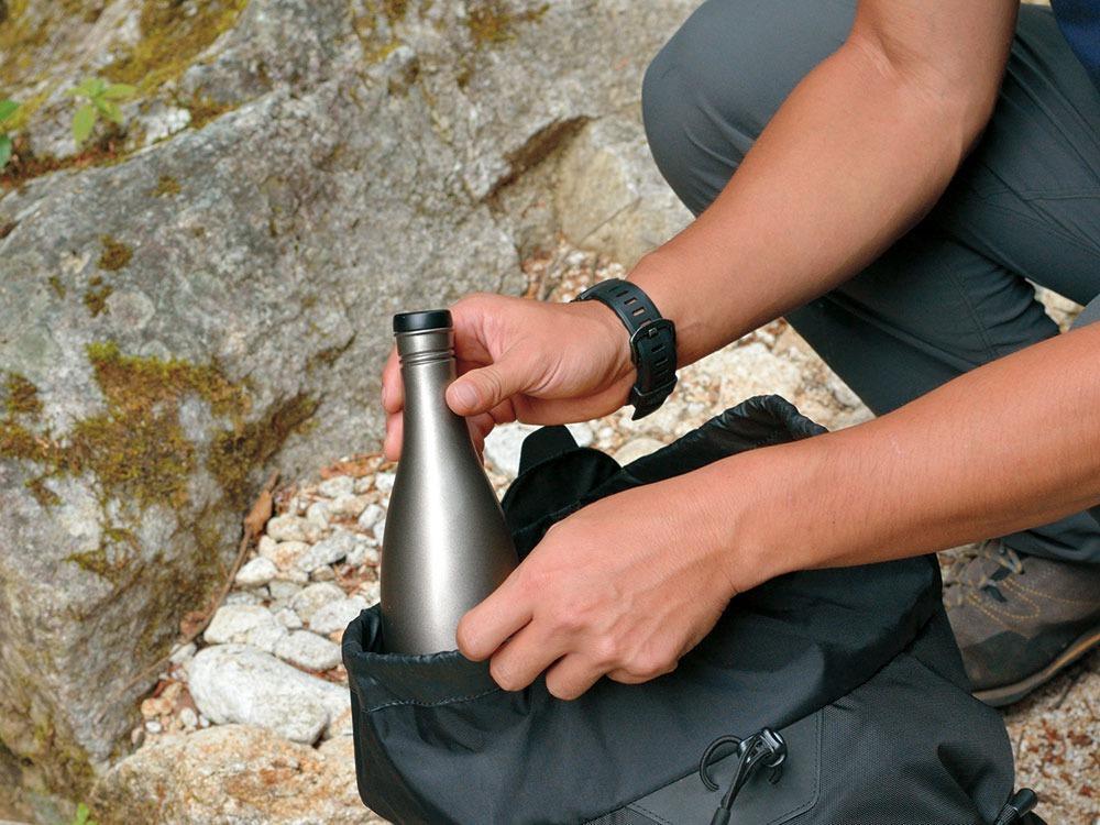 Snow Peak Titanium Sake Bottle Titanium One Size
