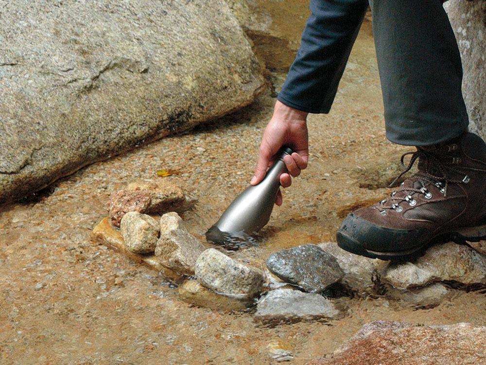 Snow Peak Titanium Sake Bottle Titanium One Size