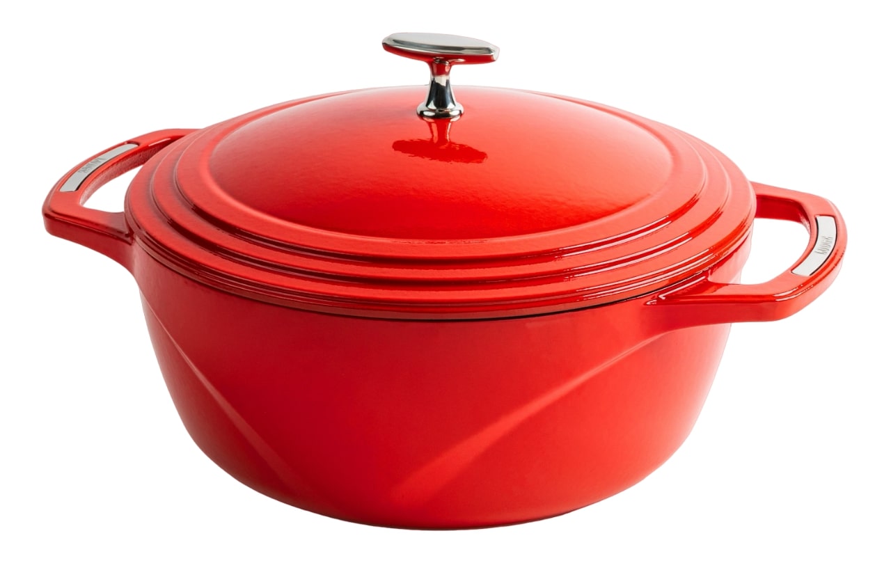 Lodge USA Enamel Dutch Oven, 3 qt., Red