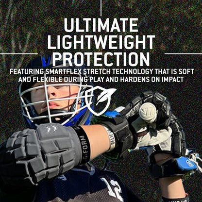 G-Form Unhinged Arm Sleeve - Lacrosse Padded Arm Sleeves for Men - Black, Adult Large
