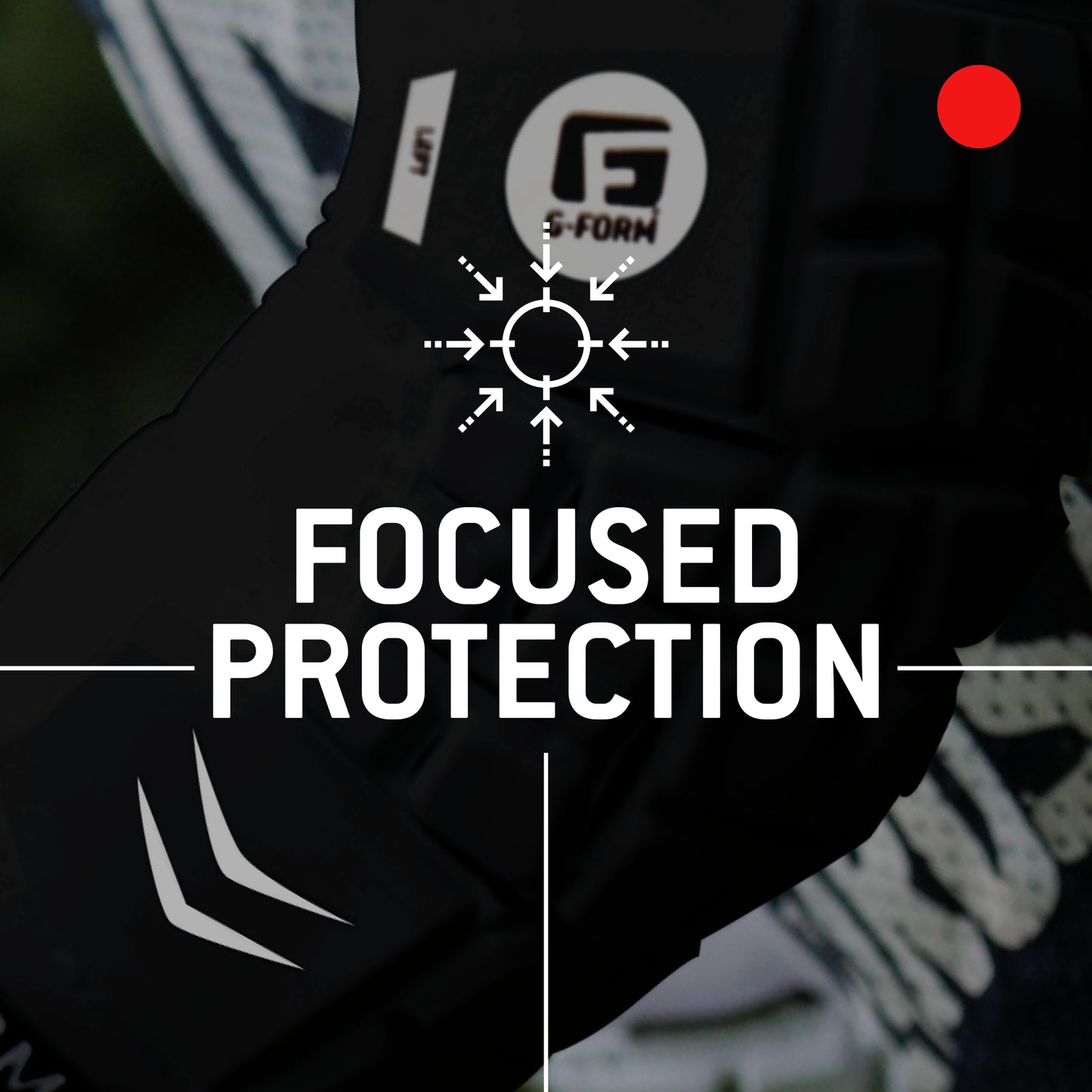 G-Form Unhinged Arm Sleeve - Lacrosse Padded Arm Sleeves for Men - Black, Adult Large