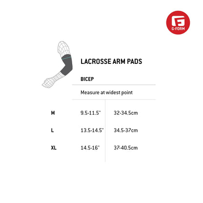 G-Form Unhinged Arm Sleeve - Lacrosse Padded Arm Sleeves for Men - White, Adult XL