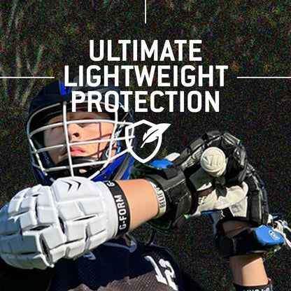 G-Form Unhinged Arm Sleeve - Lacrosse Padded Arm Sleeves for Men - White, Adult XL