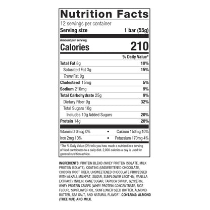 Metagenics Ultra Energy Bars - Helps Sustain Energy, Caramel Sea Salt Flavored | 12 Bars