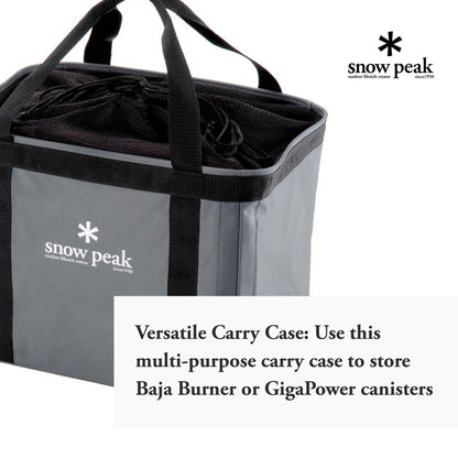 Snow Peak Multi-Purpose Carry Case - Sturdy Japanese-Designed Bag - 15 x 11 x 8 in