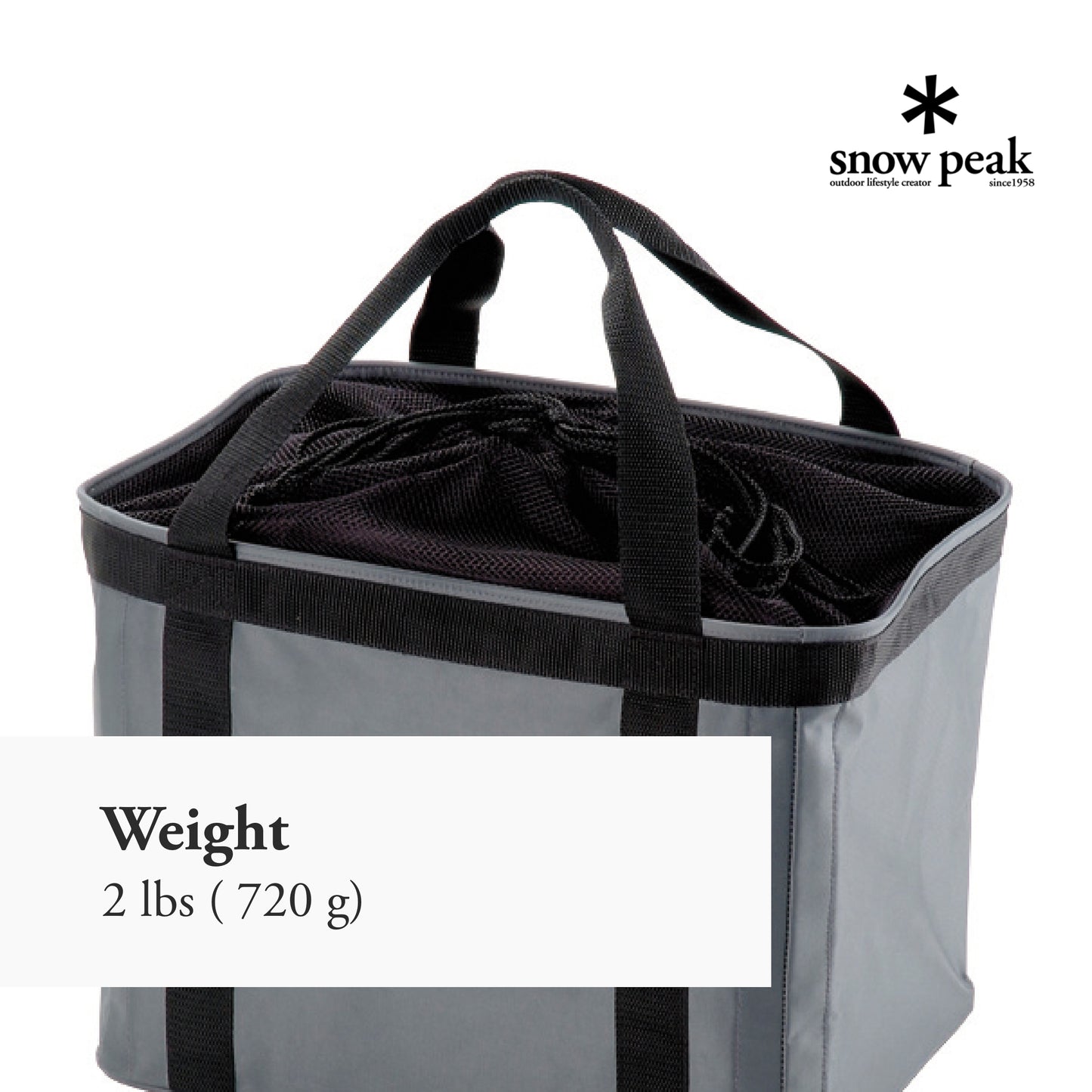 Snow Peak Multi-Purpose Carry Case - Sturdy Japanese-Designed Bag - 15 x 11 x 8 in