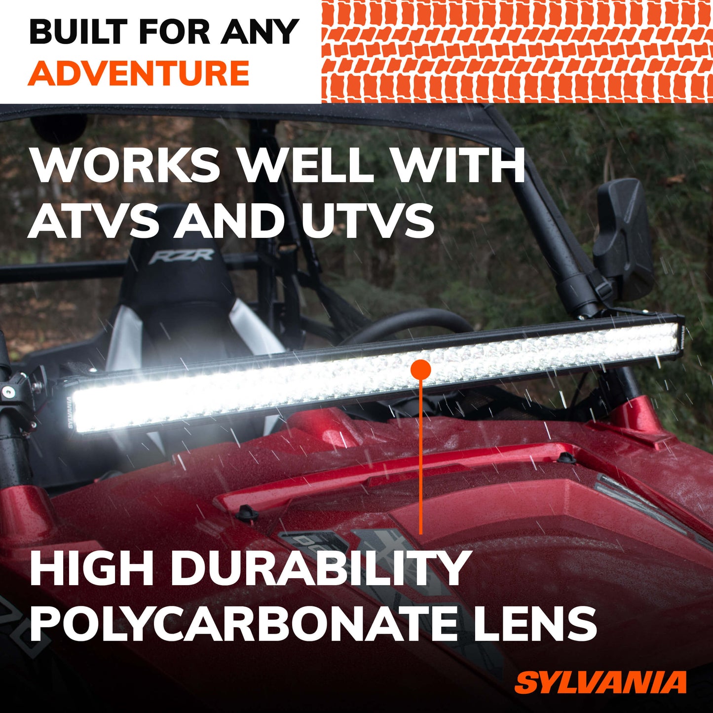 SYLVANIA Ultra 40 Inch LED Light Bar | Lifetime Limited Warranty | Combo Light 15120 Raw Lumens | Quality Waterproof Off Road Driving Work Light, Truck, Tractor, Boat, ATV, UTV, SUV, 4x4