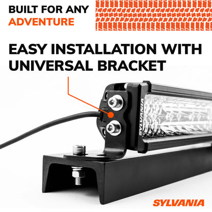 SYLVANIA Ultra 40 Inch LED Light Bar | Lifetime Limited Warranty | Combo Light 15120 Raw Lumens | Quality Waterproof Off Road Driving Work Light, Truck, Tractor, Boat, ATV, UTV, SUV, 4x4