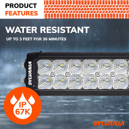 SYLVANIA Ultra 40 Inch LED Light Bar | Lifetime Limited Warranty | Combo Light 15120 Raw Lumens | Quality Waterproof Off Road Driving Work Light, Truck, Tractor, Boat, ATV, UTV, SUV, 4x4