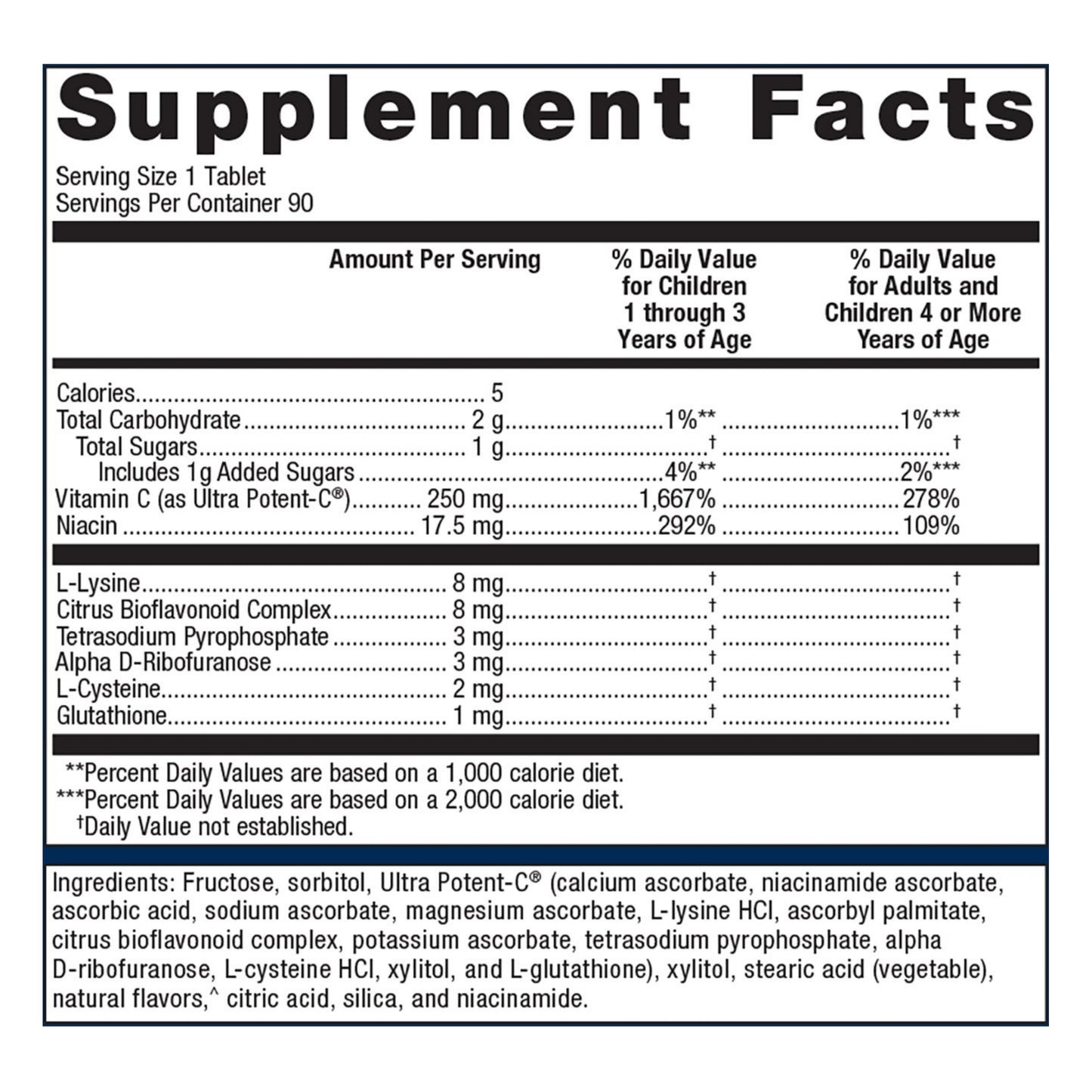 Metagenics Ultra Potent-C Chewable ‚Äì Vitamin C ‚Äì Chewable Orange-Flavor Vitamin C for Immune Support* | 90 Count