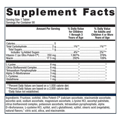 Metagenics Ultra Potent-C Chewable ‚Äì Vitamin C ‚Äì Chewable Orange-Flavor Vitamin C for Immune Support* | 90 Count