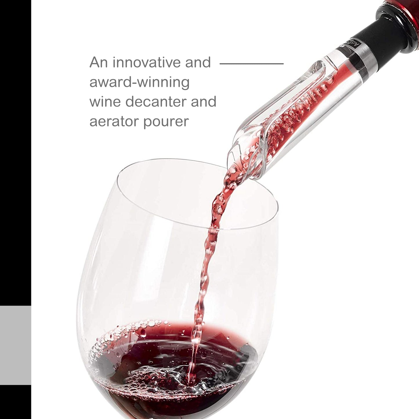 AdHoc Wine Aerator, 7", Clear