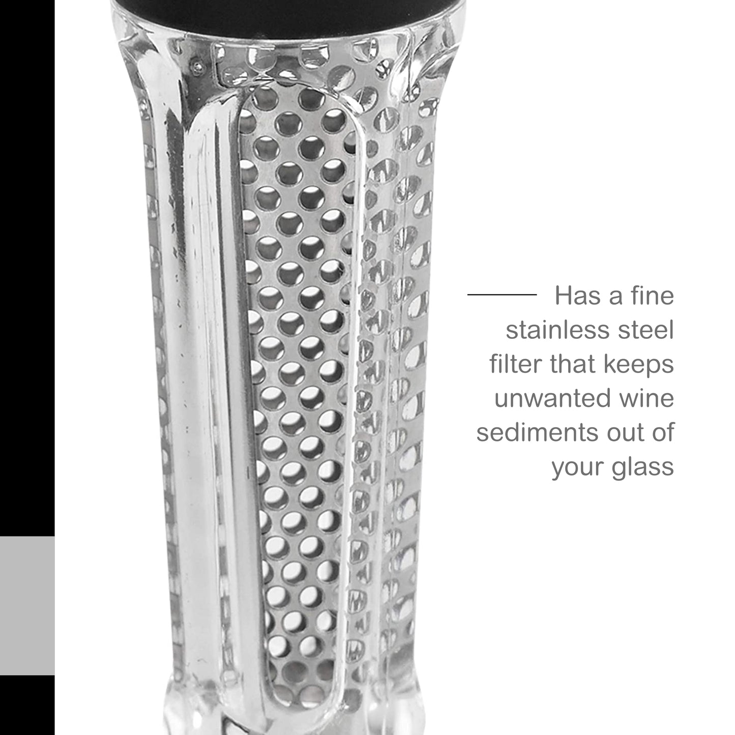 AdHoc Wine Aerator, 7", Clear