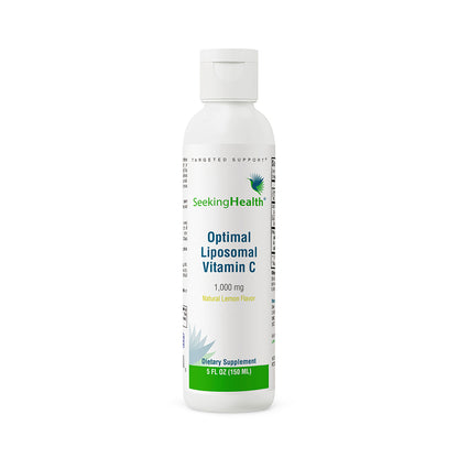 Seeking Health Optimal Liposomal Vitamin C - Lemon Zest | Non-Soy Non-GMO | 1,000 mg Liposomal Vitamin C per Serving |5 fl oz | 30 Servings