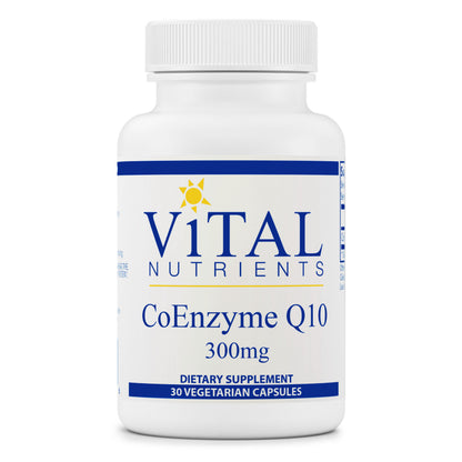 Vital Nutrients - CoEnzyme Q10 - CoQ10 - Potent Antioxidant - 30 Vegetarian Capsules per Bottle - 300 mg