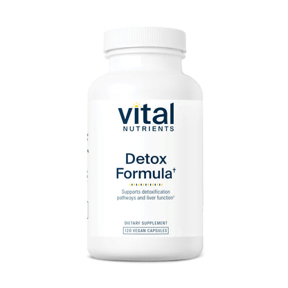 Vital Nutrients - Detox Formula - Specially Designed Formula for Liver and Detoxification Support - 120 Capsules per Bottle