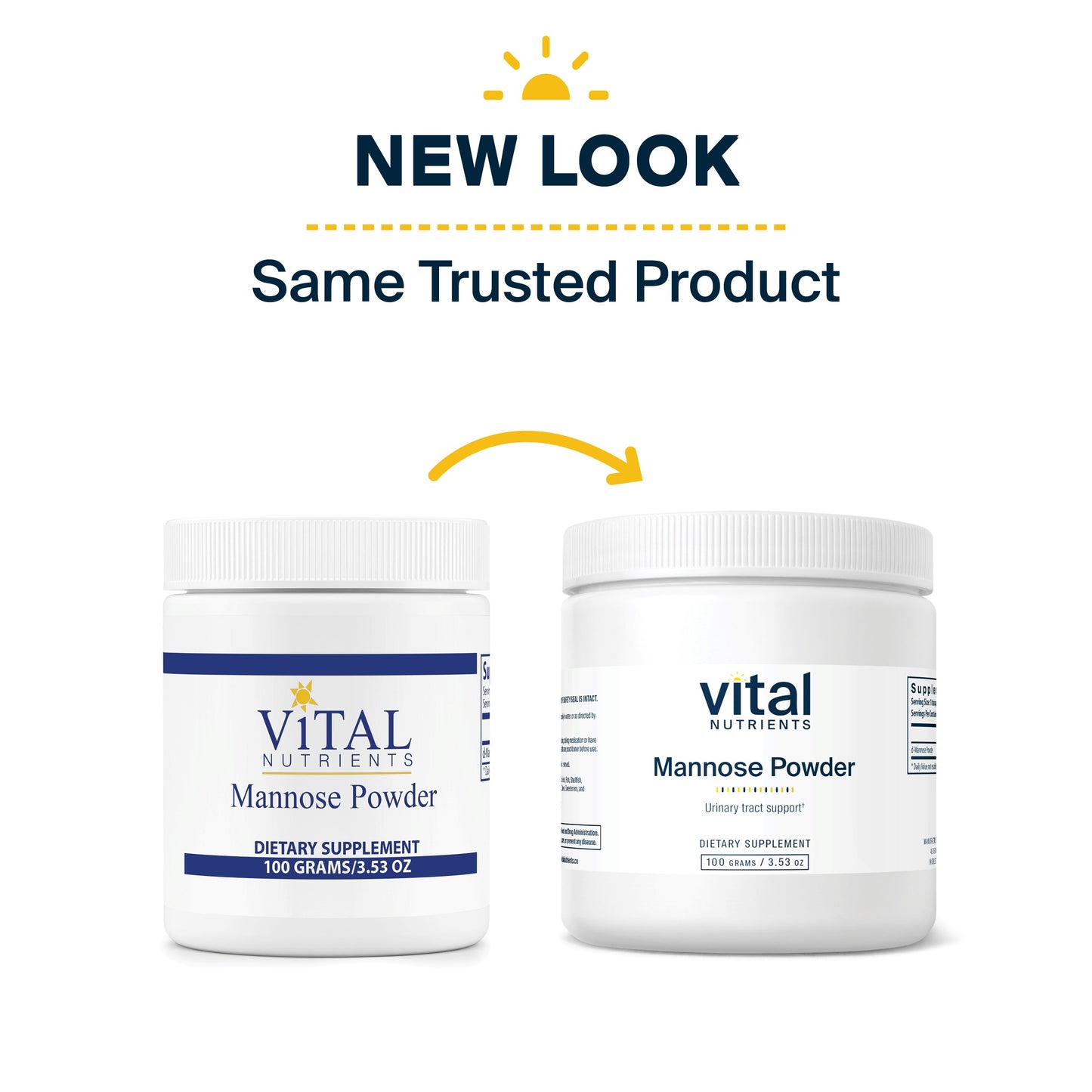 Vital Nutrients - Mannose Powder - Urinary Tract Support - 100 Grams
