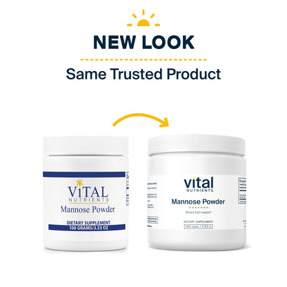 Vital Nutrients - Mannose Powder - Urinary Tract Support - 100 Grams