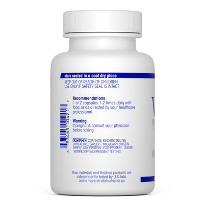 Vital Nutrients NAC | N-Acetyl Cysteine | Vegan Supplement | Supporting Sinus and Respiratory Health | 600mg | Gluten, Dairy, and Soy Free | 200 Vegetarian Capsules
