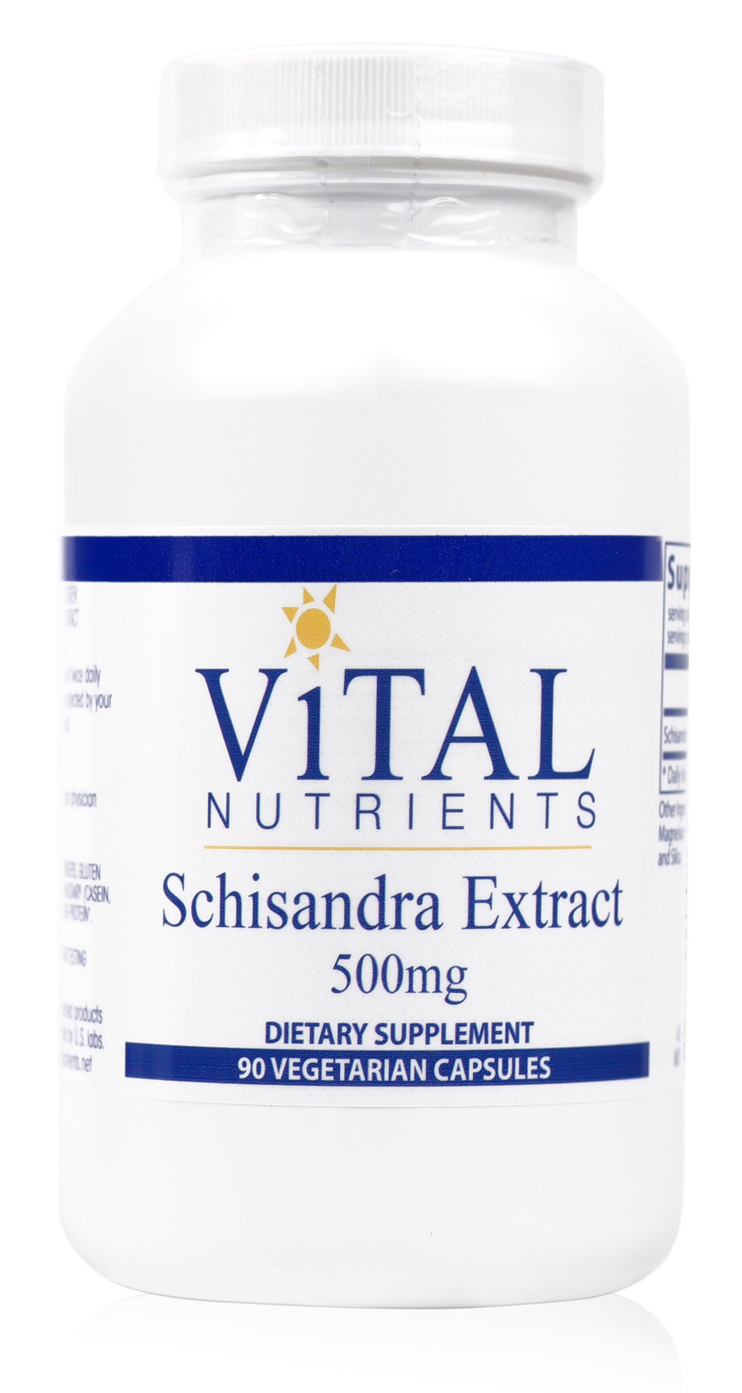 Vital Nutrients - Schisandra Extract - Liver, Immune, Energy, and Endurance Support - 90 Vegetarian Capsules per Bottle - 1000 mg