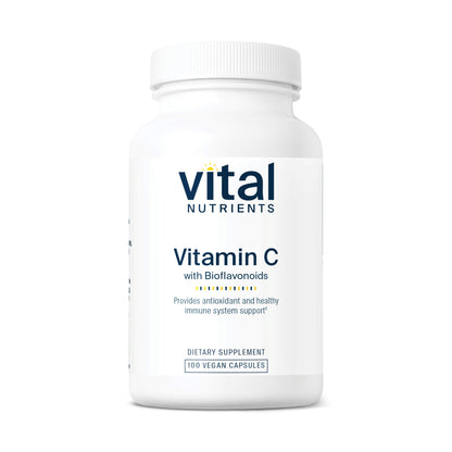 Vital Nutrients - Vitamin C with Bioflavonoids - Vitamin C and Bioflavonoid Formula - 100 Vegetarian Capsules