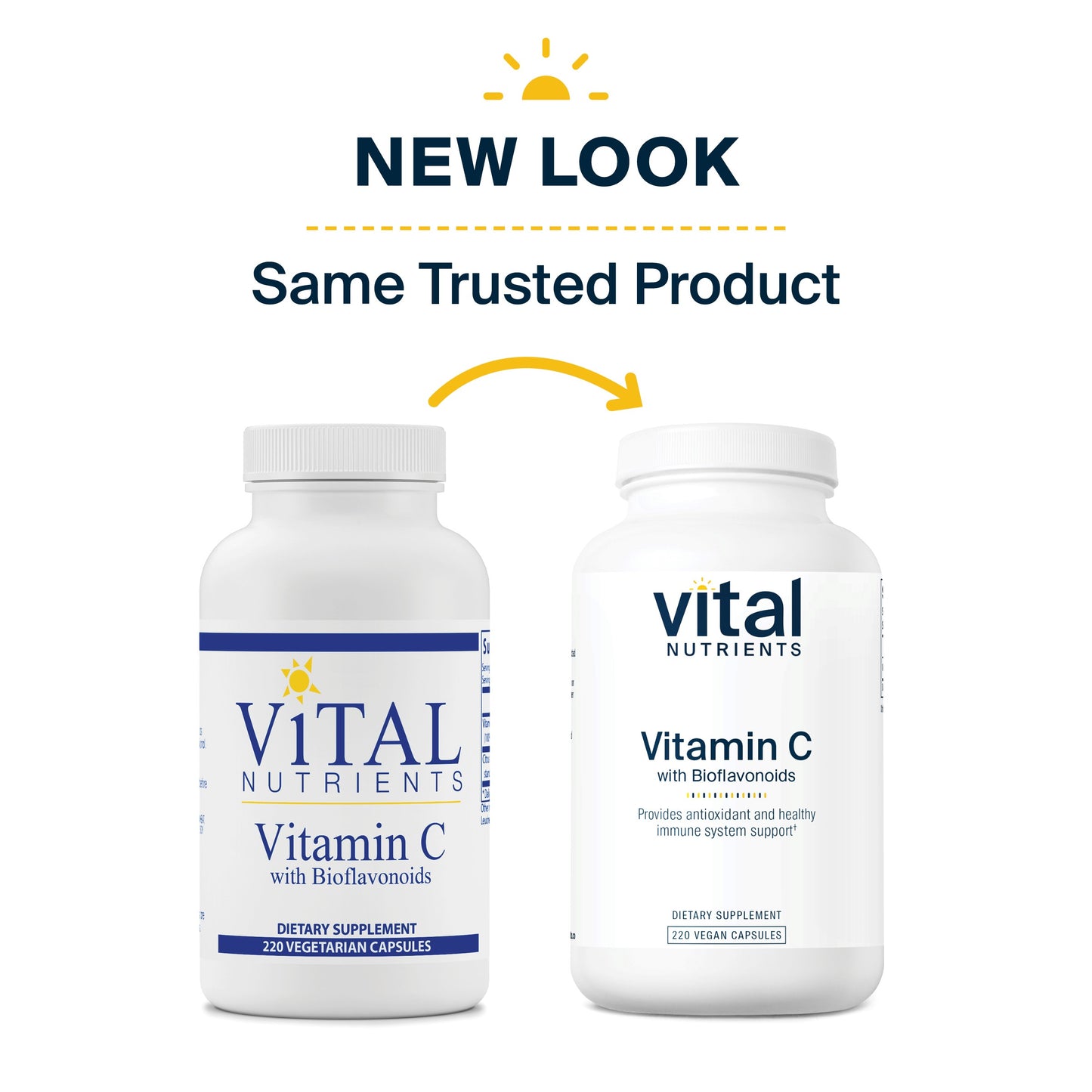 Vital Nutrients - Vitamin C with Bioflavonoids - Vitamin C and Bioflavonoid Formula - 220 Vegetarian Capsules