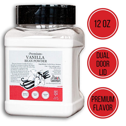 Flavors Gourmet Premium Vanilla Bean Powder - 12 oz