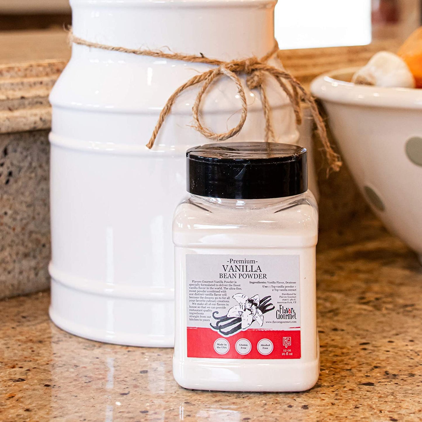 Flavors Gourmet Premium Vanilla Bean Powder - 12 oz