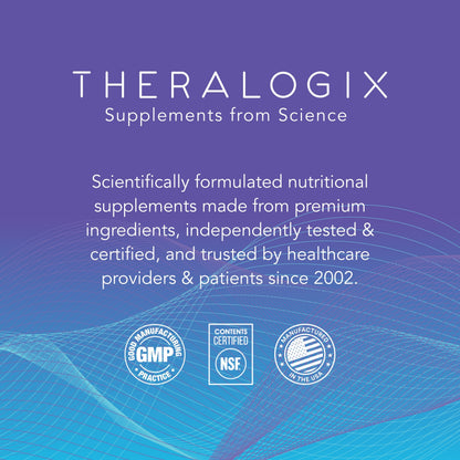 Theralogix Theravir Immune Support Supplement - 90-Day Supply - Immune Support Supplement for Women & Men - Includes Vitamin D3, Vitamin C, Zinc, Quercetin & Melatonin - NSF Certified - 180 Capsules