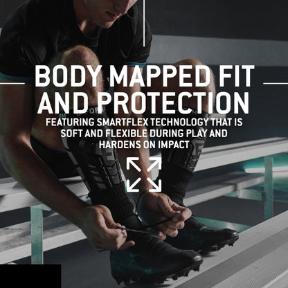 G-Form Pro-S Vento Soccer Shin Guard - Black, Adult Medium