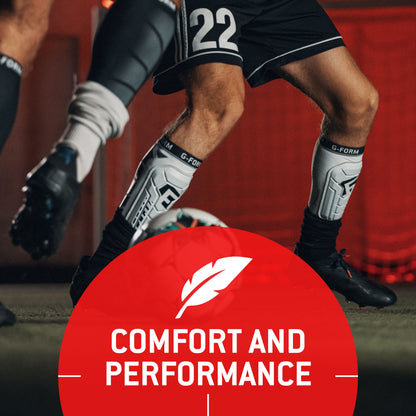 G-Form Pro-S Vento Soccer Shin Guard - Black, Adult Medium