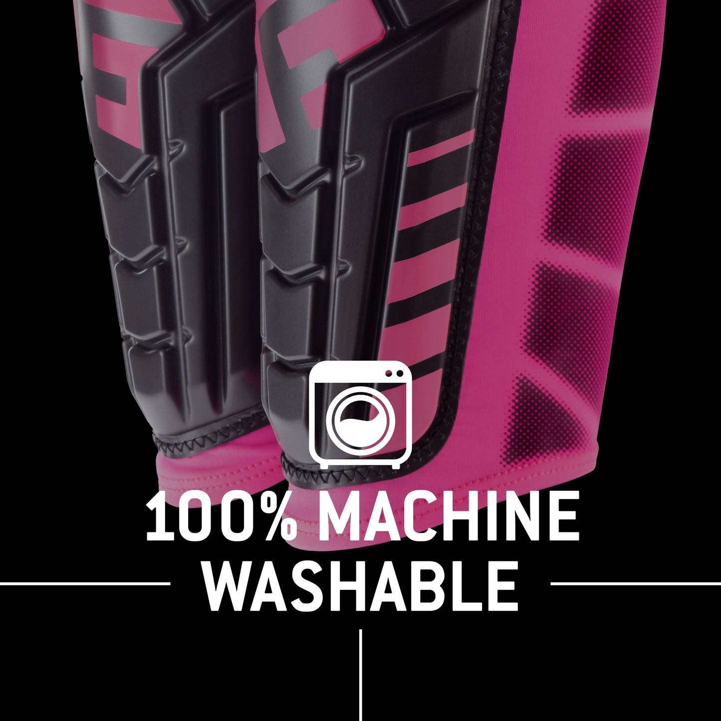 G-Form Pro-S Vento Soccer Shin Guard - Neon Pink, Adult XL