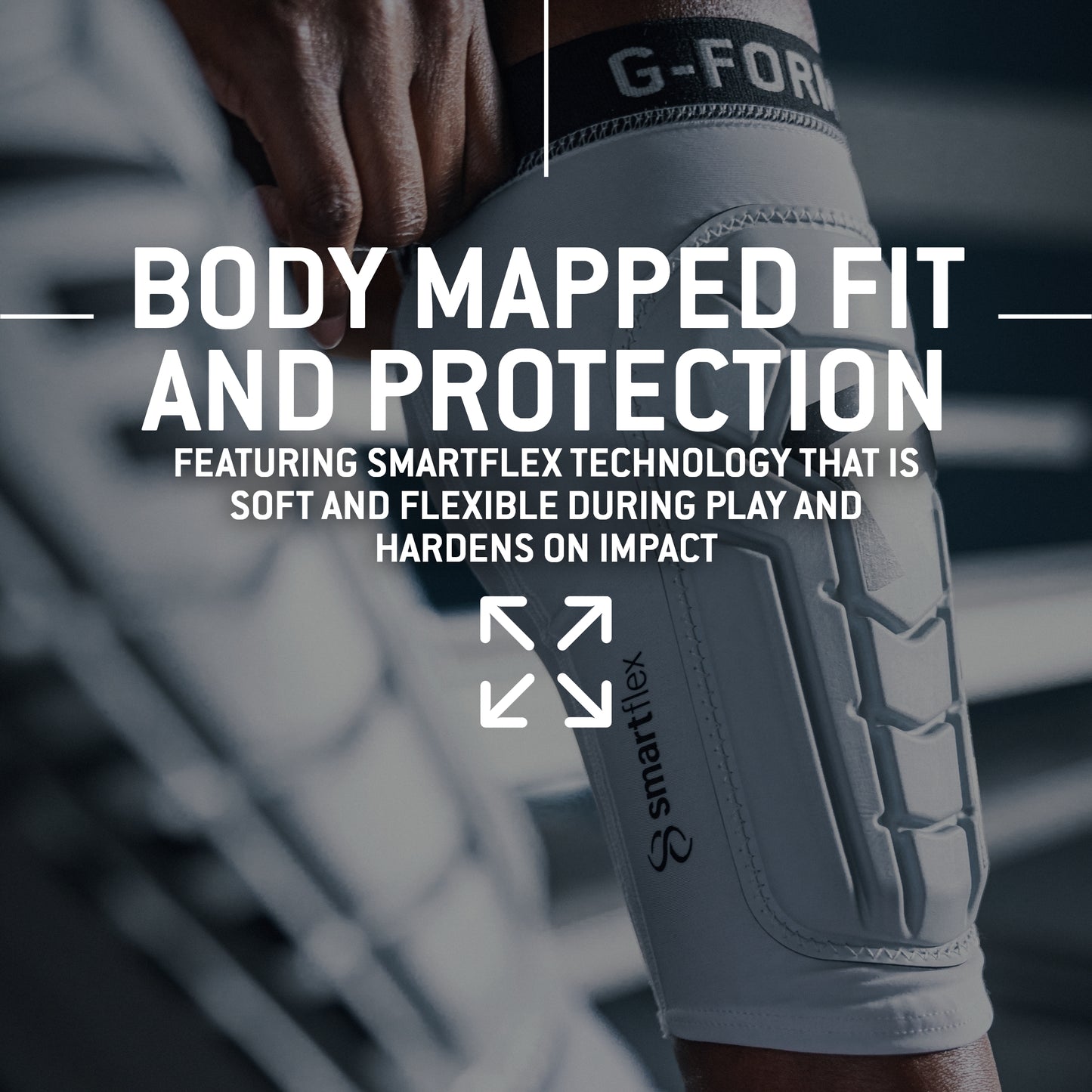 G-Form Pro-S Vento Soccer Shin Guard - White, Adult Large