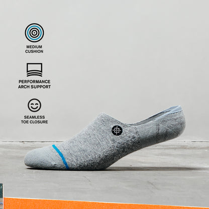 Stance Fly By No Show Socks (Small, Black)